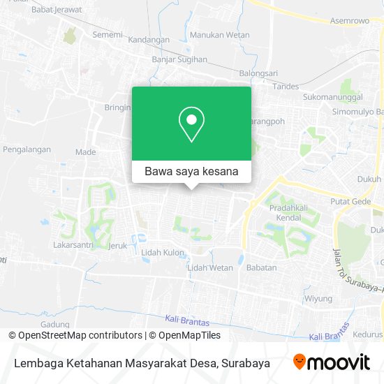 Peta Lembaga Ketahanan Masyarakat Desa