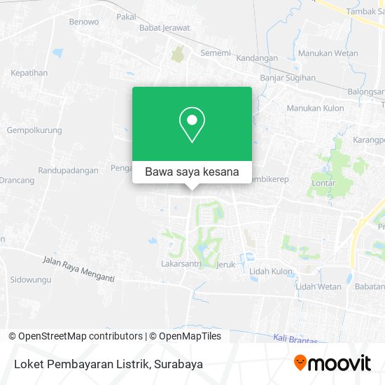 Peta Loket Pembayaran Listrik