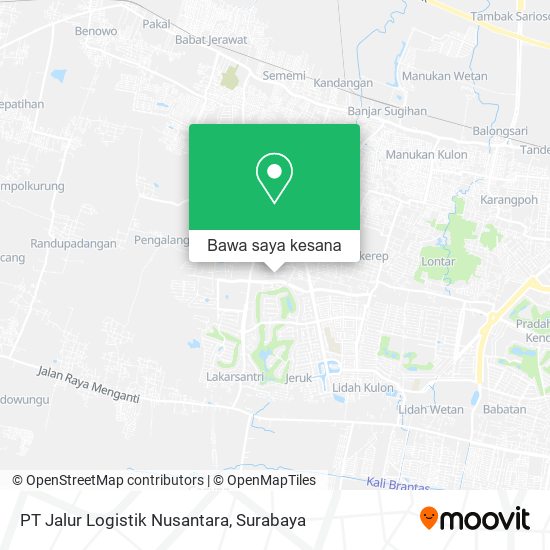 Peta PT Jalur Logistik Nusantara