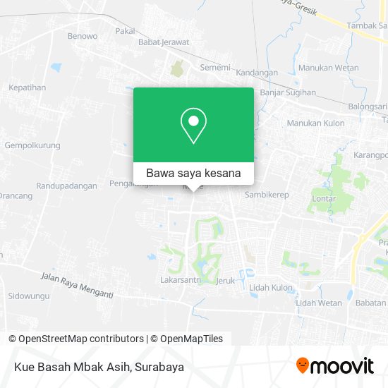 Peta Kue Basah Mbak Asih