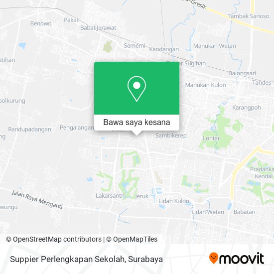 Peta Suppier Perlengkapan Sekolah