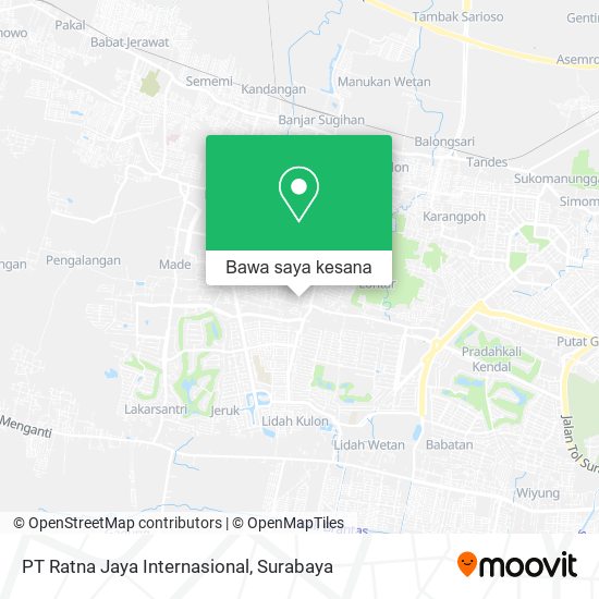 Peta PT Ratna Jaya Internasional