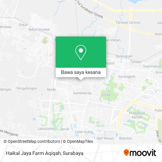 Peta Haikal Jaya Farm Aqiqah