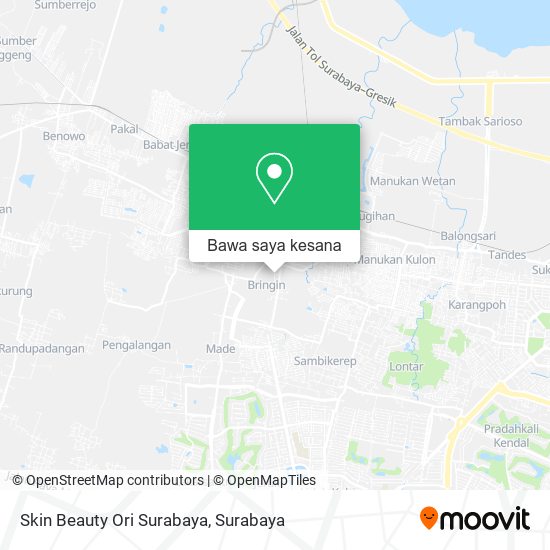 Peta Skin Beauty Ori Surabaya