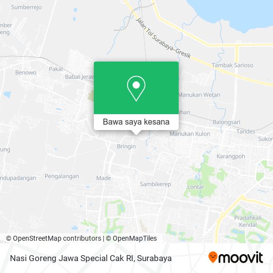 Peta Nasi Goreng Jawa Special Cak RI