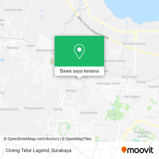 Peta Cireng Telur Lagend