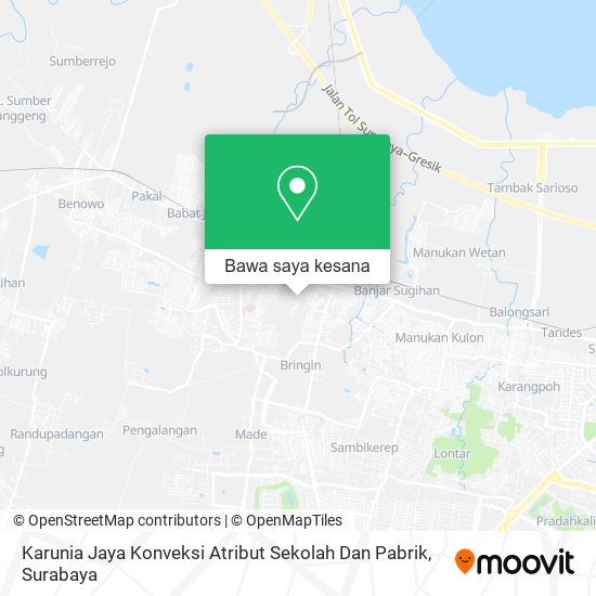 Peta Karunia Jaya Konveksi Atribut Sekolah Dan Pabrik