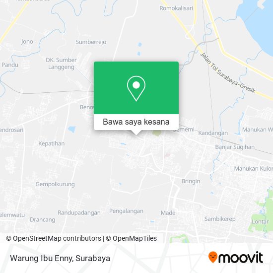 Peta Warung Ibu Enny