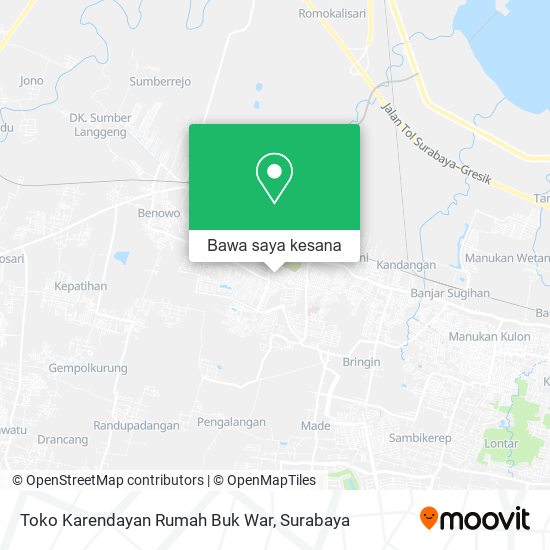 Peta Toko Karendayan Rumah Buk War