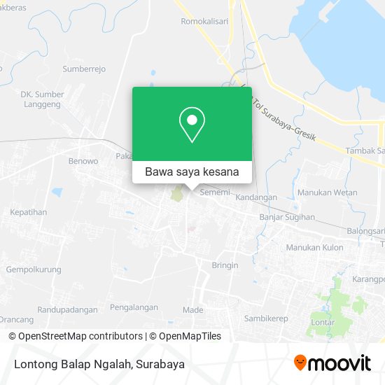 Peta Lontong Balap Ngalah