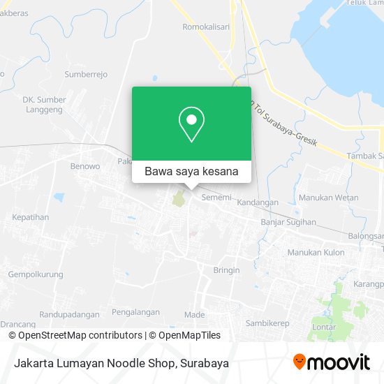 Peta Jakarta Lumayan Noodle Shop