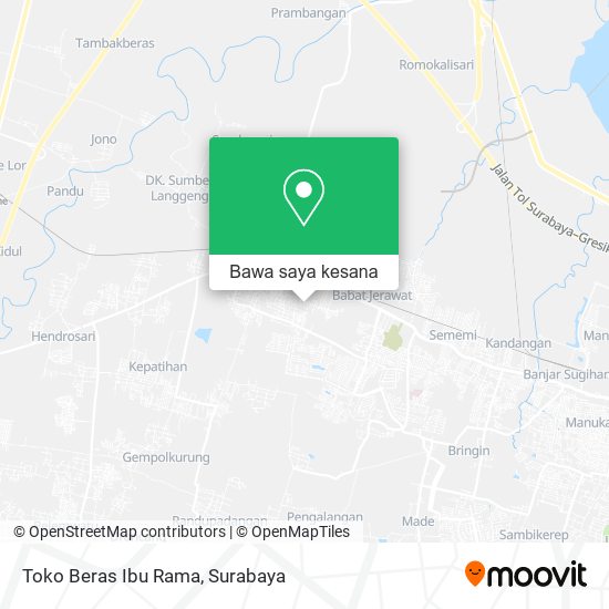 Peta Toko Beras Ibu Rama