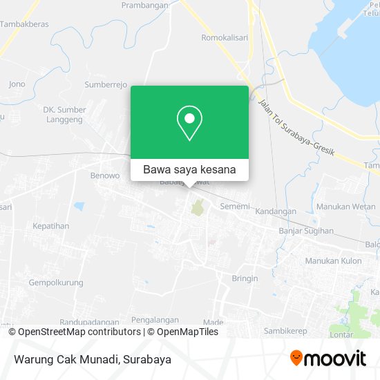 Peta Warung Cak Munadi