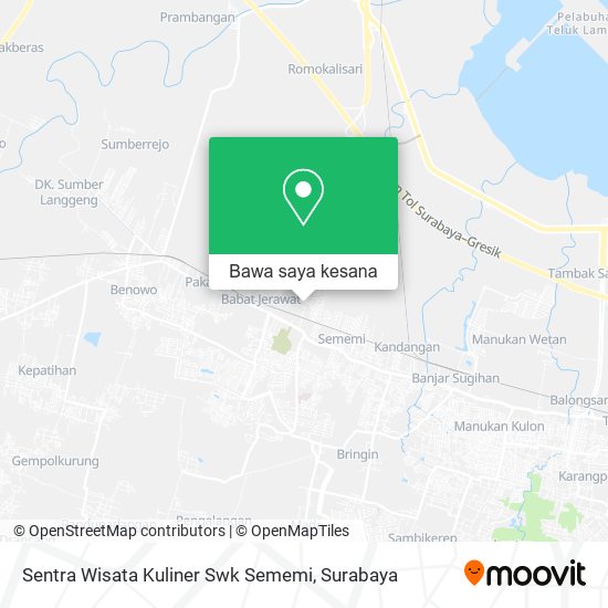 Peta Sentra Wisata Kuliner Swk Sememi
