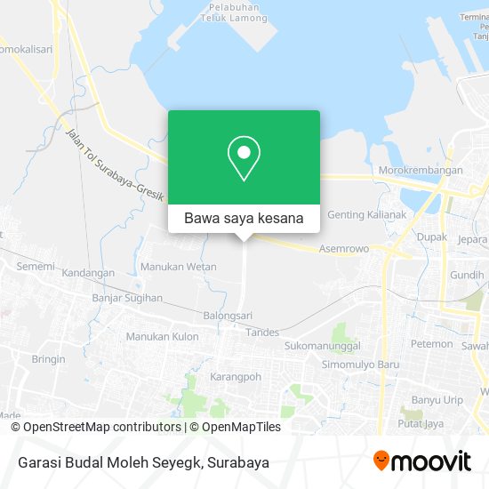 Peta Garasi Budal Moleh Seyegk