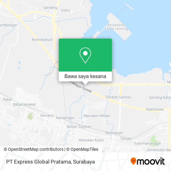Peta PT Express Global Pratama