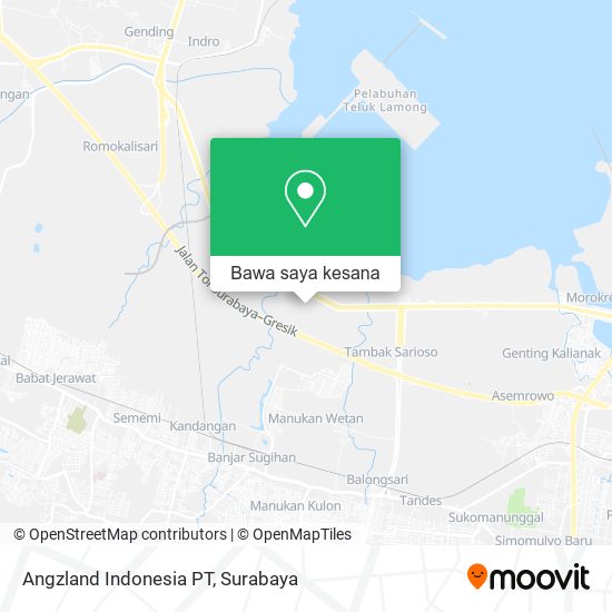 Peta Angzland Indonesia PT
