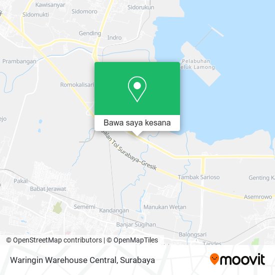 Peta Waringin Warehouse Central