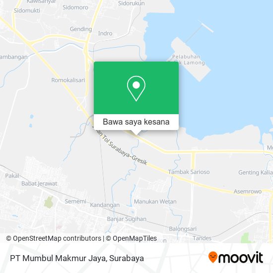 Peta PT Mumbul Makmur Jaya