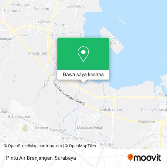 Peta Pintu Air Branjangan
