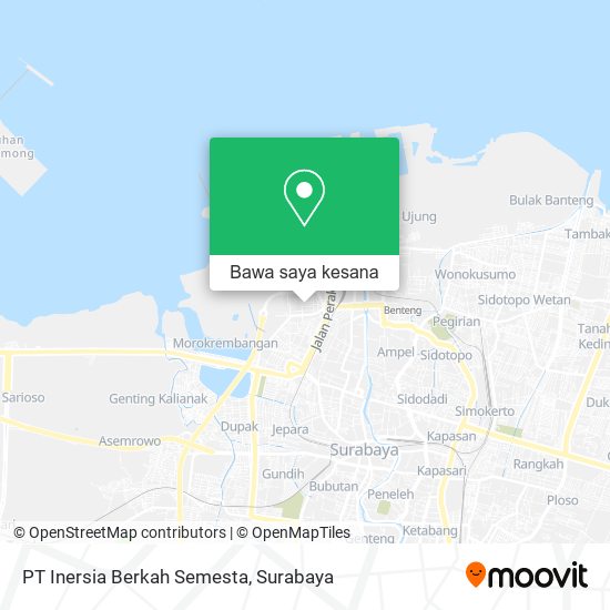 Peta PT Inersia Berkah Semesta