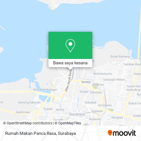 Peta Rumah Makan Panca Rasa