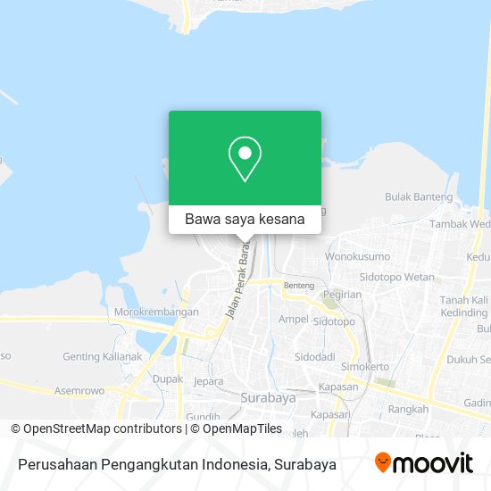 Peta Perusahaan Pengangkutan Indonesia