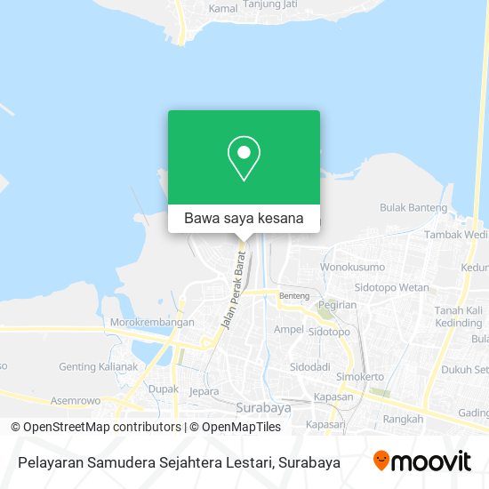 Peta Pelayaran Samudera Sejahtera Lestari