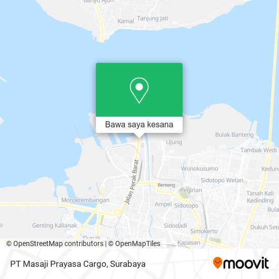 Peta PT Masaji Prayasa Cargo