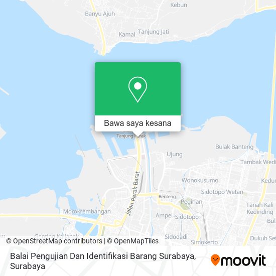 Peta Balai Pengujian Dan Identifikasi Barang Surabaya