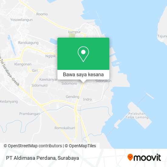 Peta PT Aldimasa Perdana