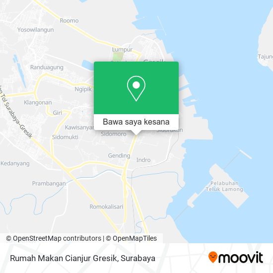 Peta Rumah Makan Cianjur Gresik