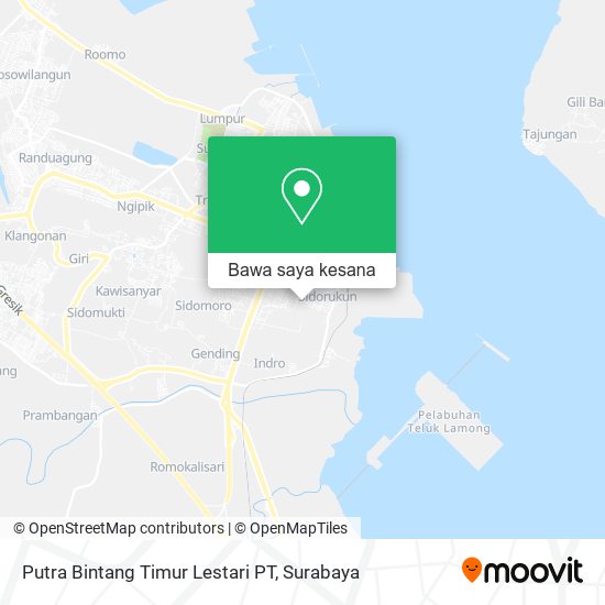 Peta Putra Bintang Timur Lestari PT