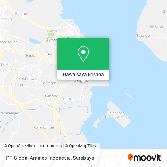 Peta PT Global Amines Indonesia