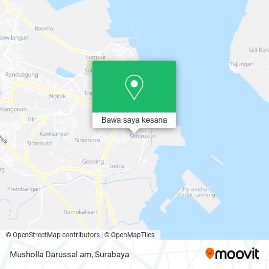 Peta Musholla Darussal am