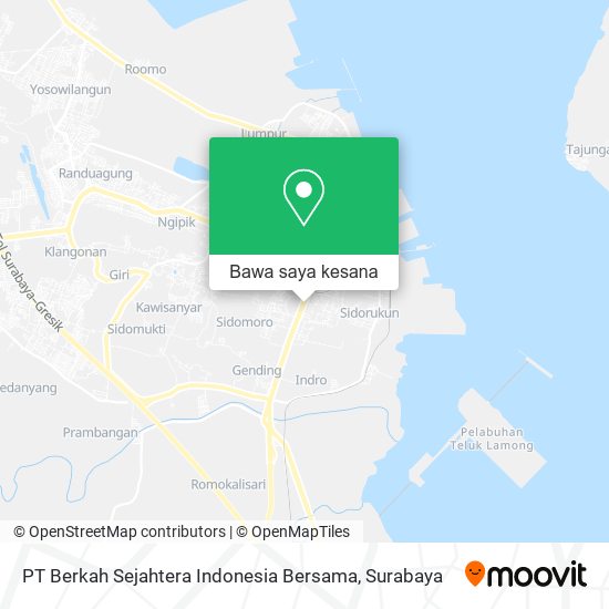 Peta PT Berkah Sejahtera Indonesia Bersama