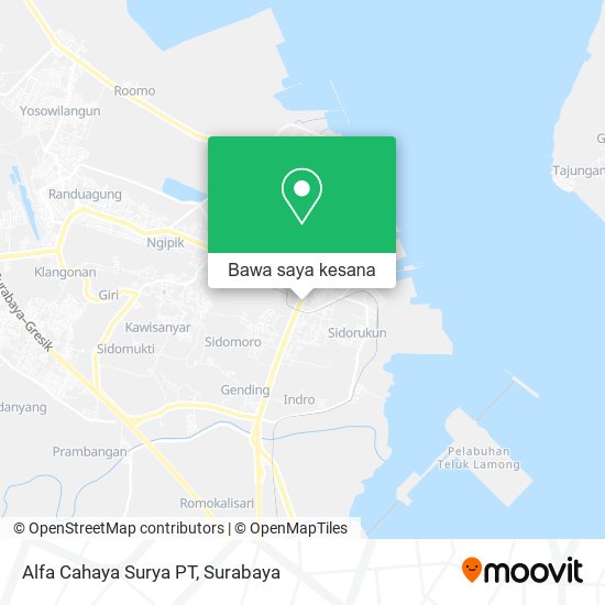Peta Alfa Cahaya Surya PT