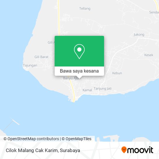 Peta Cilok Malang Cak Karim