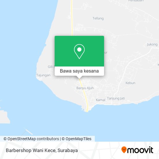 Peta Barbershop Wani Kece