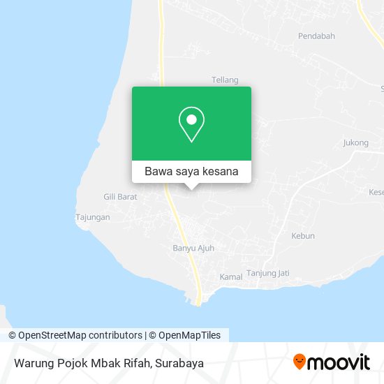 Peta Warung Pojok Mbak Rifah