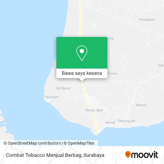 Peta Combat Tobacco Menjual Berbag