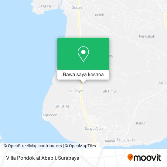 Peta Villa Pondok al Ababil