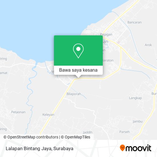 Peta Lalapan Bintang Jaya