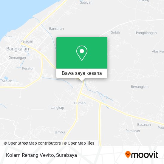 Peta Kolam Renang Vevito