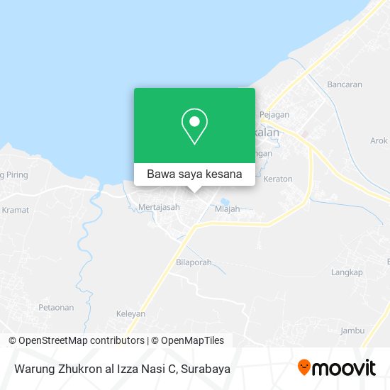 Peta Warung Zhukron al Izza Nasi C