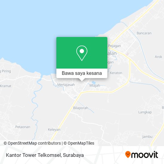 Peta Kantor Tower Telkomsel