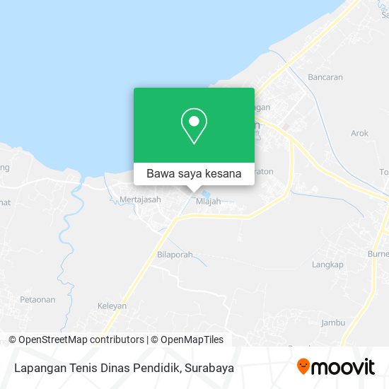 Peta Lapangan Tenis Dinas Pendidik
