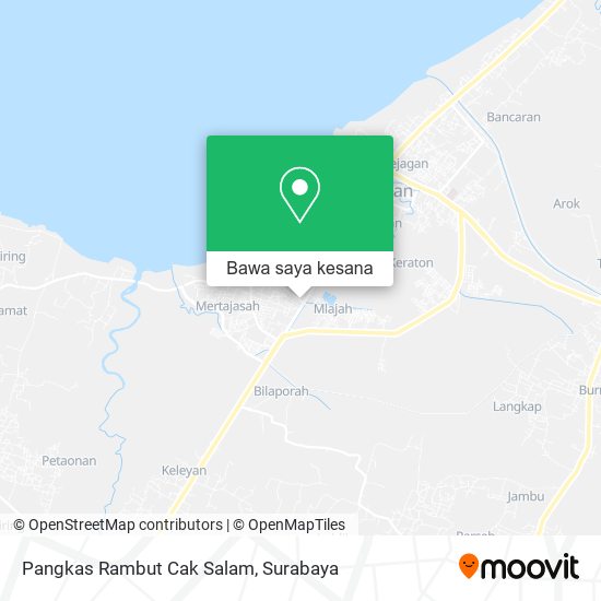 Peta Pangkas Rambut Cak Salam