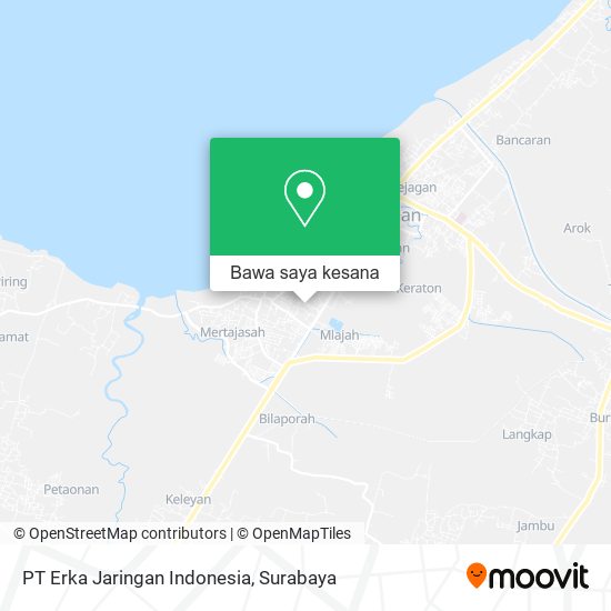 Peta PT Erka Jaringan Indonesia