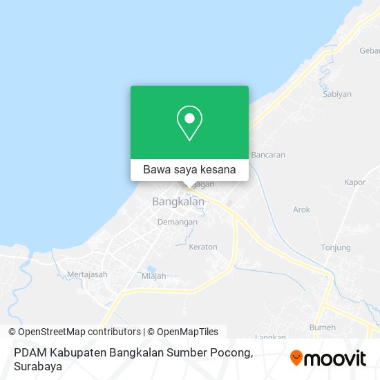 Peta PDAM Kabupaten Bangkalan Sumber Pocong